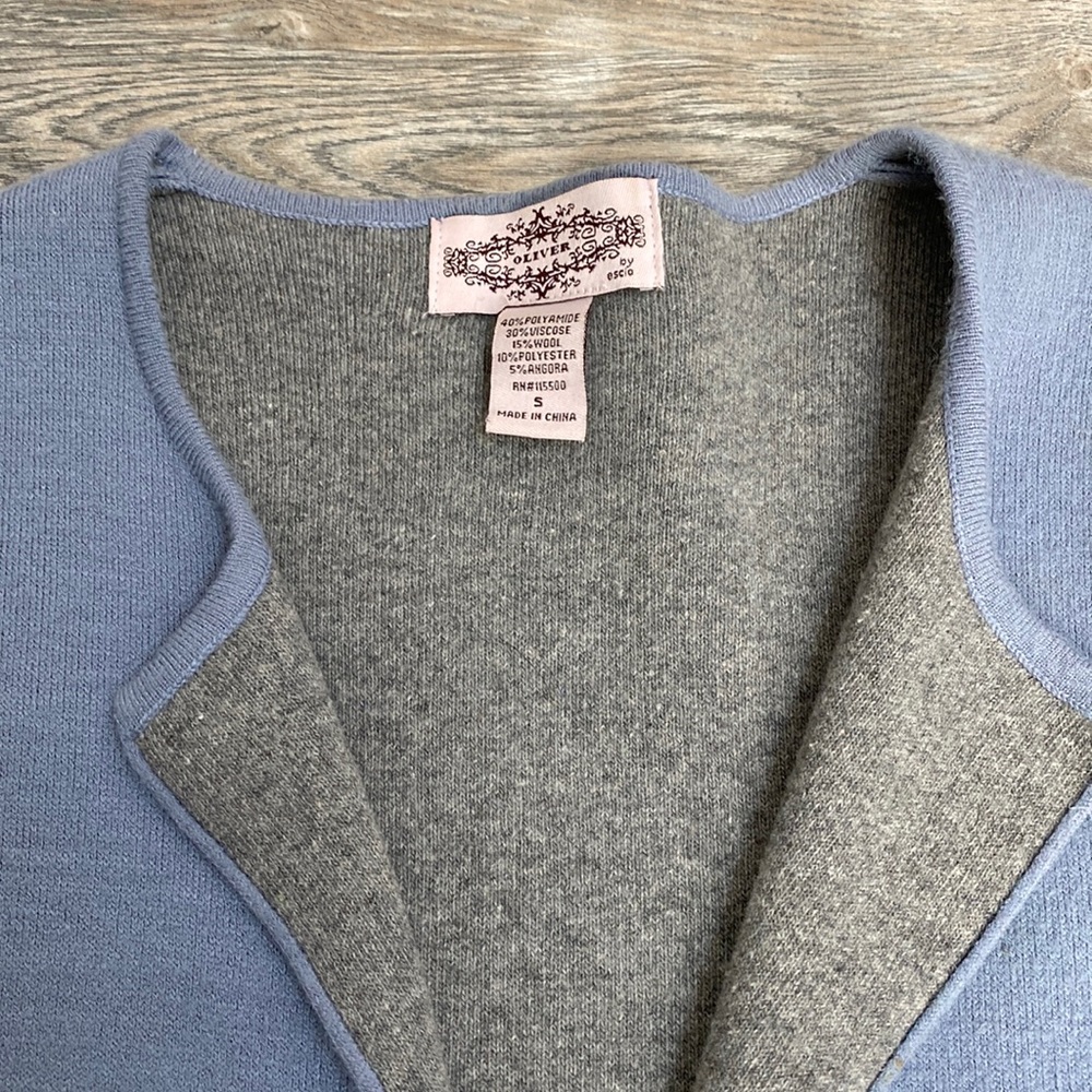 Oliver light blue cardigan Small